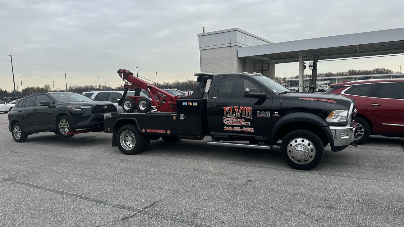 Elvin Towing — work photo, Baltimore